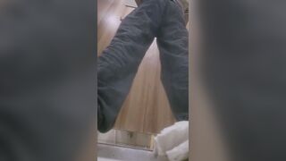 商場女廁後拍 高顏值長靴美女的粗粑粑菊花都得撐疼了 蹲了十多分鐘-07