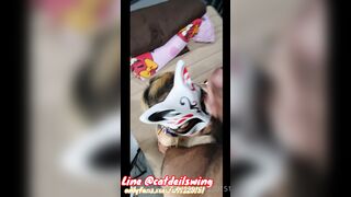 泰國花臂野性風騷妹「Catdevilswing」私拍【第四彈】-19