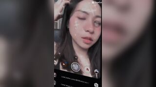 台灣巨乳空姐 超級無敵大奶 完美內射精液！~ 05