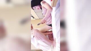 高顏嫵媚美少婦直播絲襪高跟美腿足交打手槍 後入騎乘大力抽插~ 1